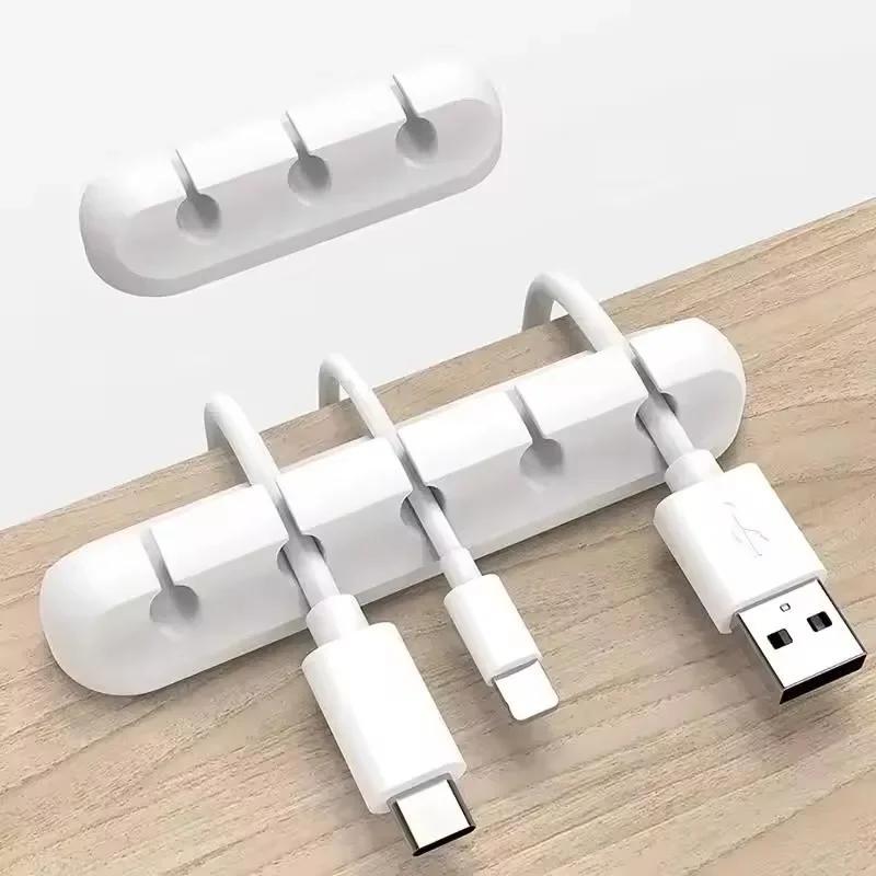 Desk Organizer - 실리콘 USB 케이블 정리대, USB 충전