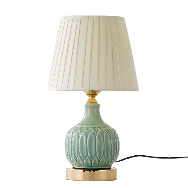 터치형 아메리칸 세라믹 데스크 램프 침실 침대 옆 램프 - Desk Lamp 리뷰 및 가격