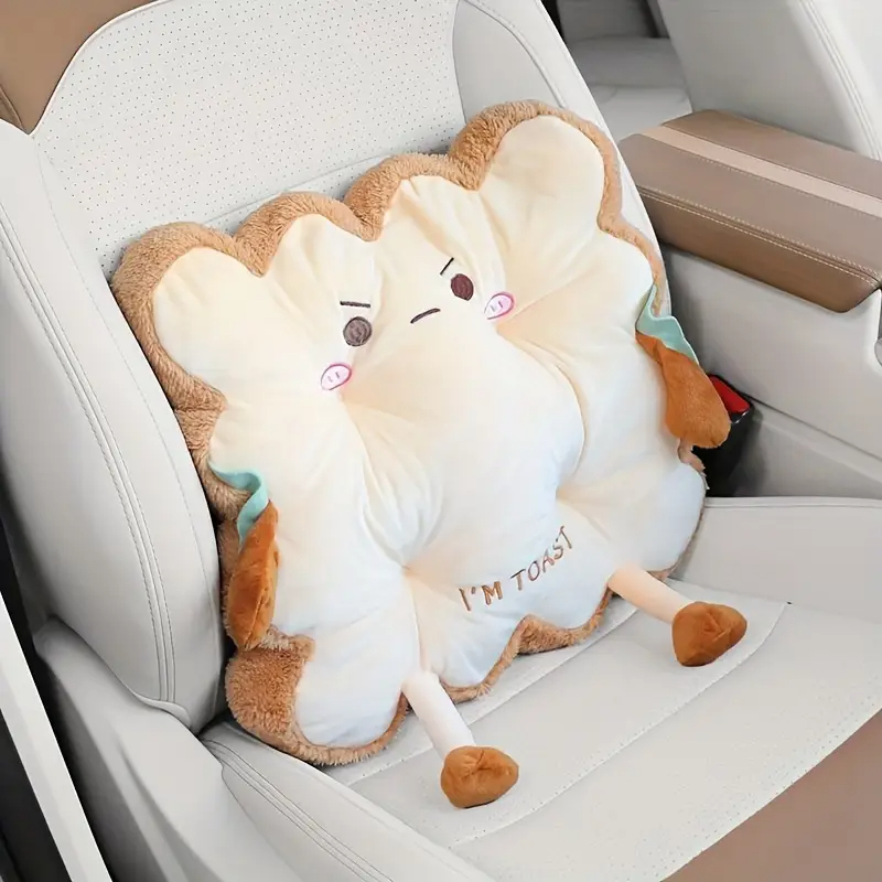 1 PC 자동차 요추 지원 귀여운 토스트 쿠션 엉덩이  - Office Chair Cushion 리뷰 및 가격