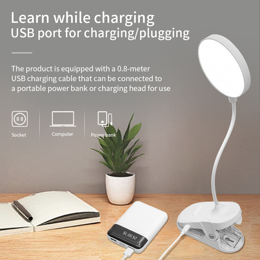 LED 클립 데스크 램프 360 °   유연한 터치 디 - Desk Lamp 리뷰 및 가격