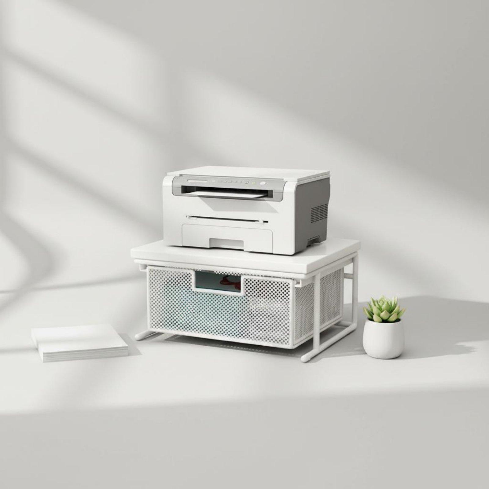 서랍형 수납공간이 있는 프린터 스탠드, 공간 절약형 데 - Printer Stand 리뷰 및 가격