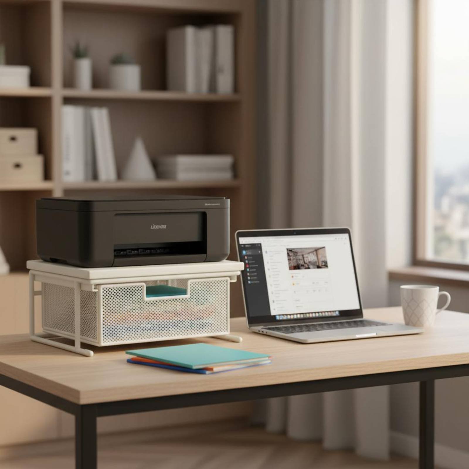 서랍이 있는 프린터 스탠드 다용도 데스크탑 프린터 스탠 - Printer Stand 리뷰 및 가격